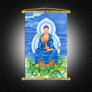 tranh liễn canvas phật dược sư lưu ly D5132