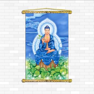 tranh liễn canvas phật dược sư lưu ly D5132