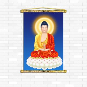 tranh liễn canvas phật dược sư lưu ly D5133