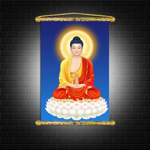 tranh liễn canvas phật dược sư lưu ly D5133