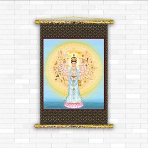 tranh canvas thiên thủ thiên nhãn quan thế âm bồ tát tn10