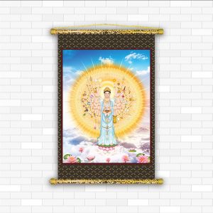 tranh canvas thiên thủ thiên nhãn quan thế âm bồ tát tn11