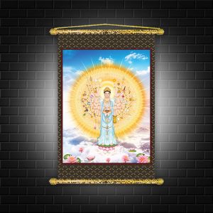tranh canvas thiên thủ thiên nhãn quan thế âm bồ tát tn11
