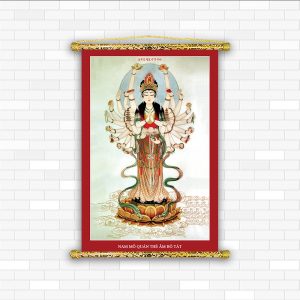 tranh canvas thiên thủ thiên nhãn quan thế âm bồ tát tn13
