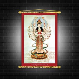 tranh canvas thiên thủ thiên nhãn quan thế âm bồ tát tn13