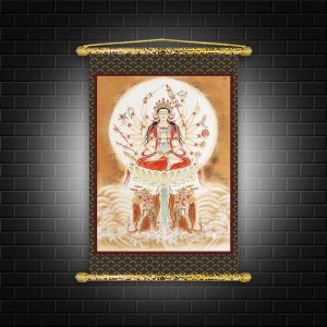 tranh canvas thiên thủ thiên nhãn quan thế âm bồ tát tn14