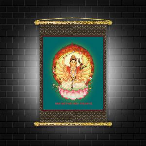 tranh canvas thiên thủ thiên nhãn quan thế âm bồ tát tn20