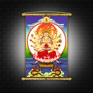 tranh canvas thiên thủ thiên nhãn quan thế âm bồ tát tn21