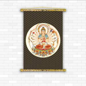 tranh canvas thiên thủ thiên nhãn quan thế âm bồ tát tn30