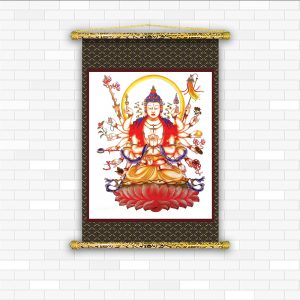 tranh canvas thiên thủ thiên nhãn quan thế âm bồ tát tn31