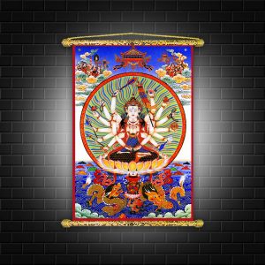 tranh canvas thiên thủ thiên nhãn quan thế âm bồ tát tn33